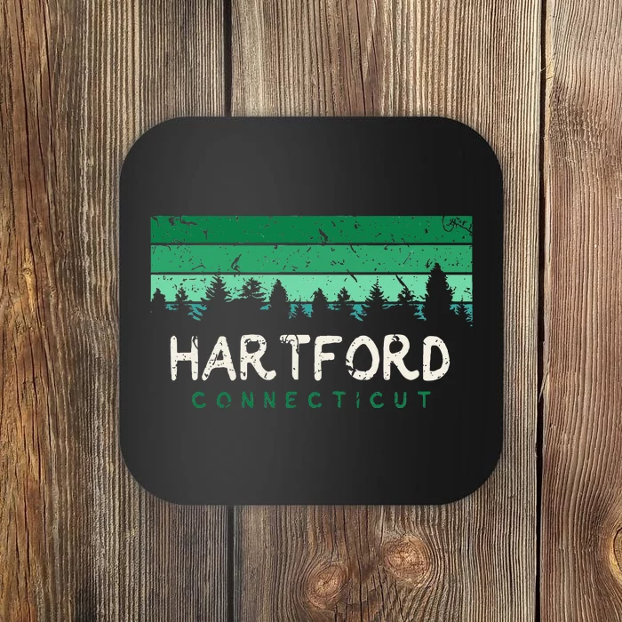 Hartford Connecticut Vintage Coaster