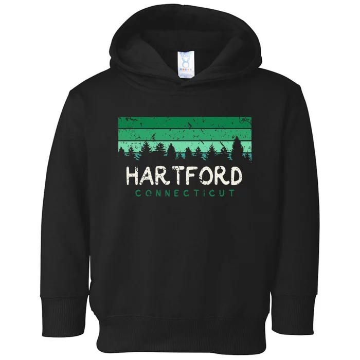 Hartford Connecticut Vintage Toddler Hoodie