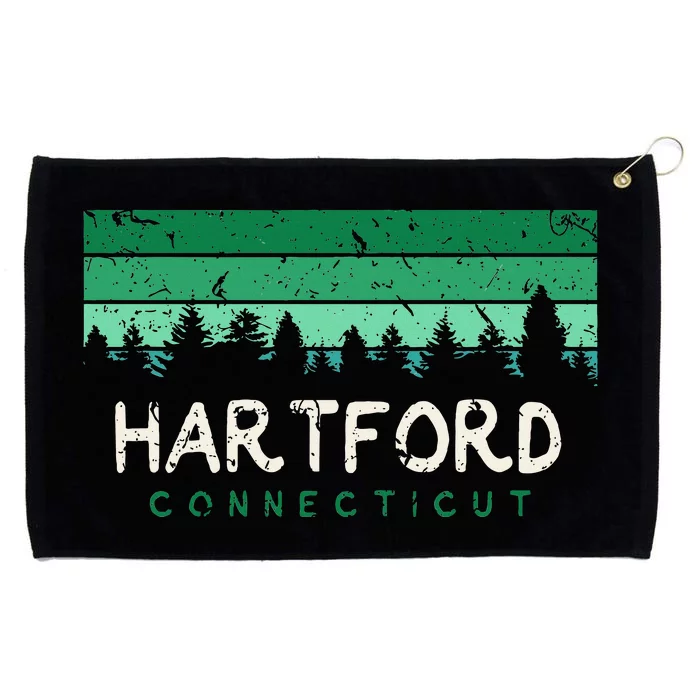 Hartford Connecticut Vintage Grommeted Golf Towel