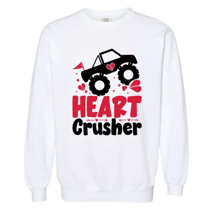 Heart Crusher Valentine Day Gift Garment-Dyed Sweatshirt