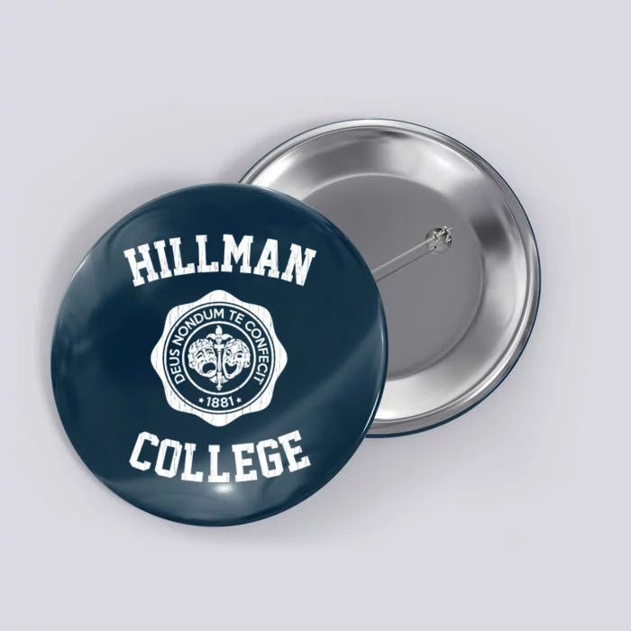 Hillman College Vintage 1881 Button