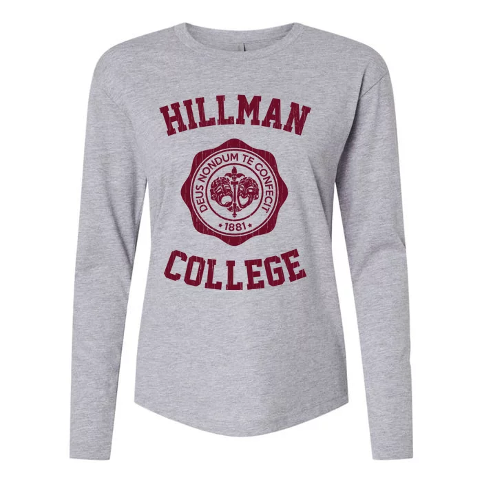 Hillman College Vintage 1881 Womens Cotton Relaxed Long Sleeve T-Shirt