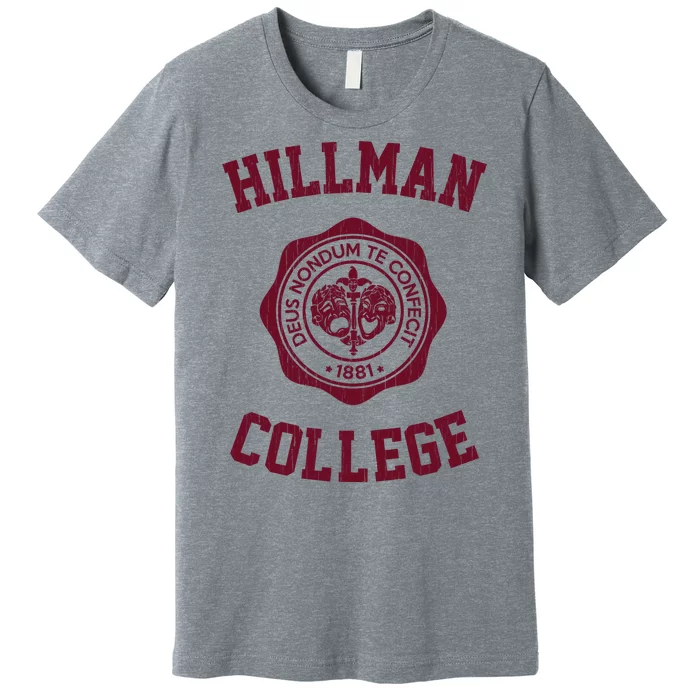 Hillman College Vintage 1881 Premium T-Shirt