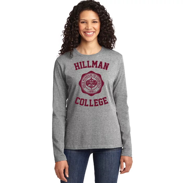 Hillman College Vintage 1881 Ladies Long Sleeve Shirt