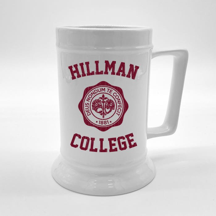 Hillman College Vintage 1881 Front & Back Beer Stein