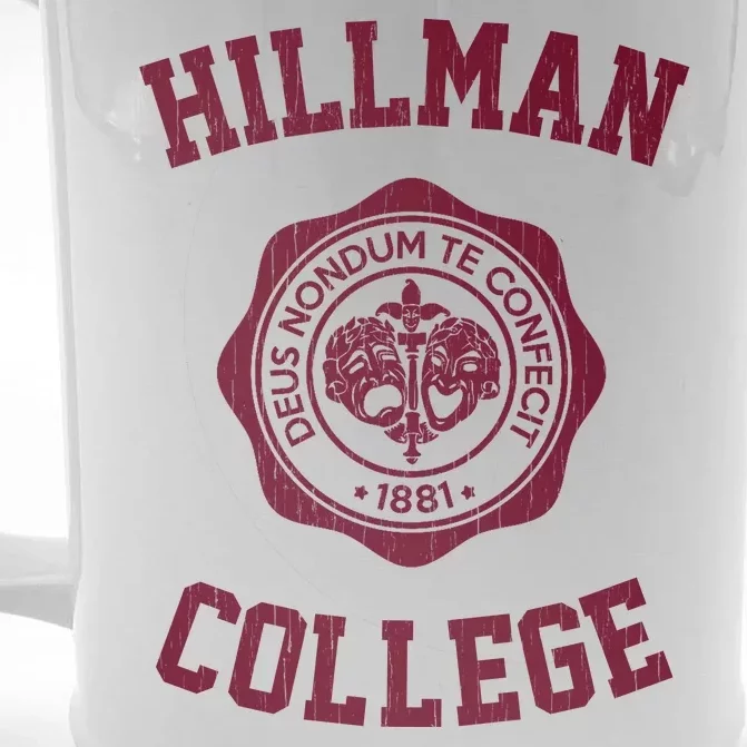 Hillman College Vintage 1881 Front & Back Beer Stein