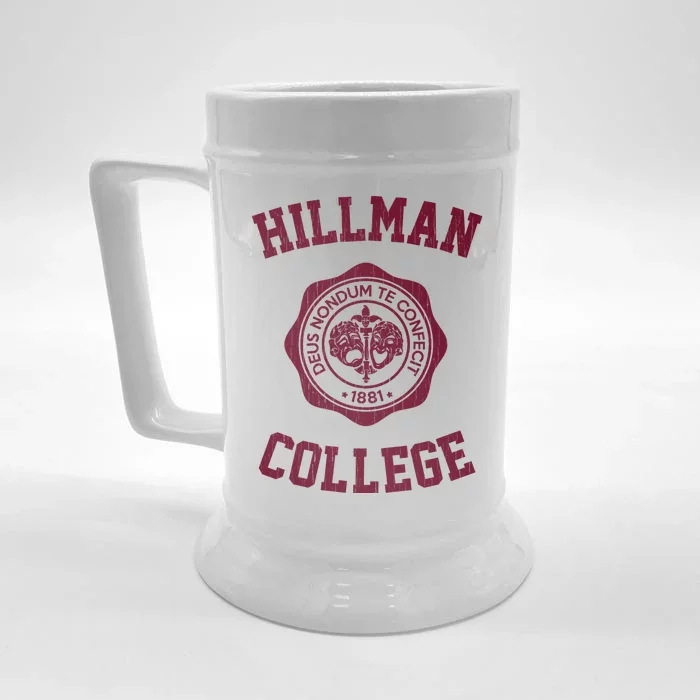 Hillman College Vintage 1881 Front & Back Beer Stein