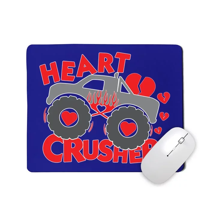 Hearts Crusher Valentines Day Monster Truck Cool Gift Mousepad