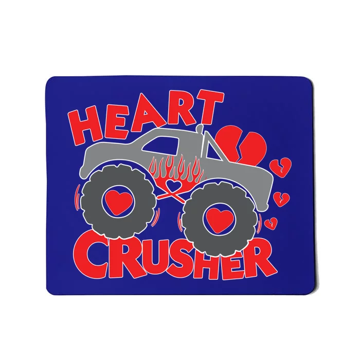 Hearts Crusher Valentines Day Monster Truck Cool Gift Mousepad