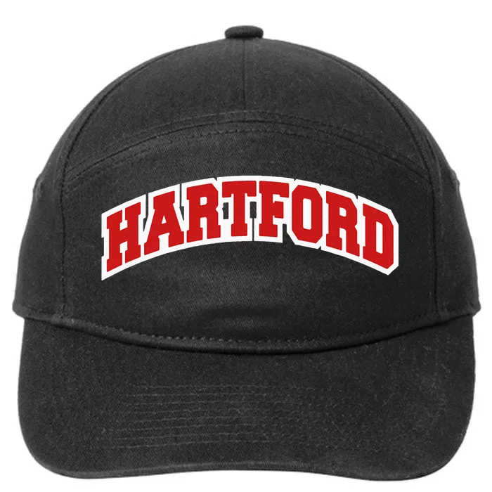 Hartford Connecticut Varsity Style Vintage Swea 7-Panel Snapback Hat