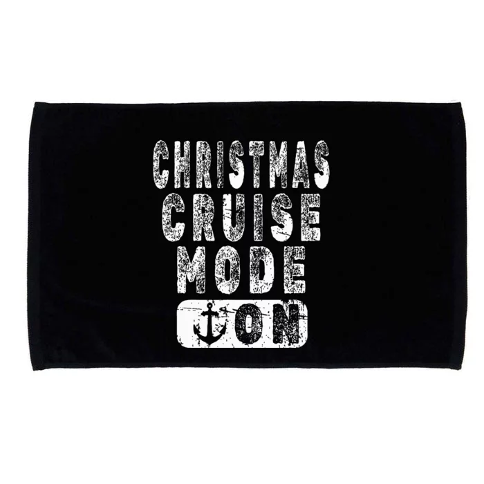 Holiday Cruise Vacation Christmas Cruise Mode On Microfiber Hand Towel