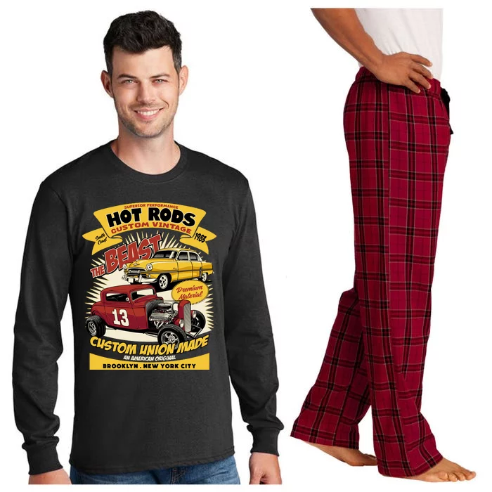 Hotrod Custom Vintage Long Sleeve Pajama Set