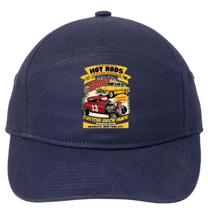 Hotrod Custom Vintage 7-Panel Snapback Hat