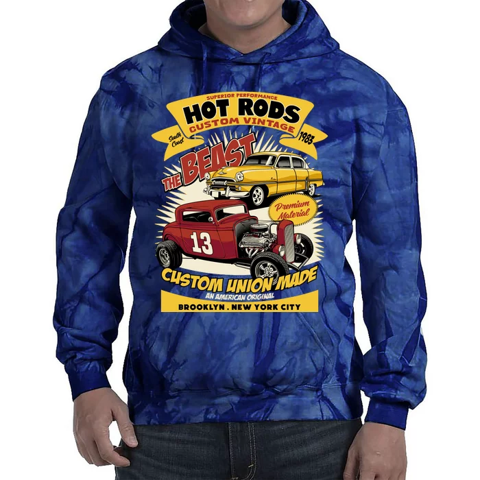 Hotrod Custom Vintage Tie Dye Hoodie