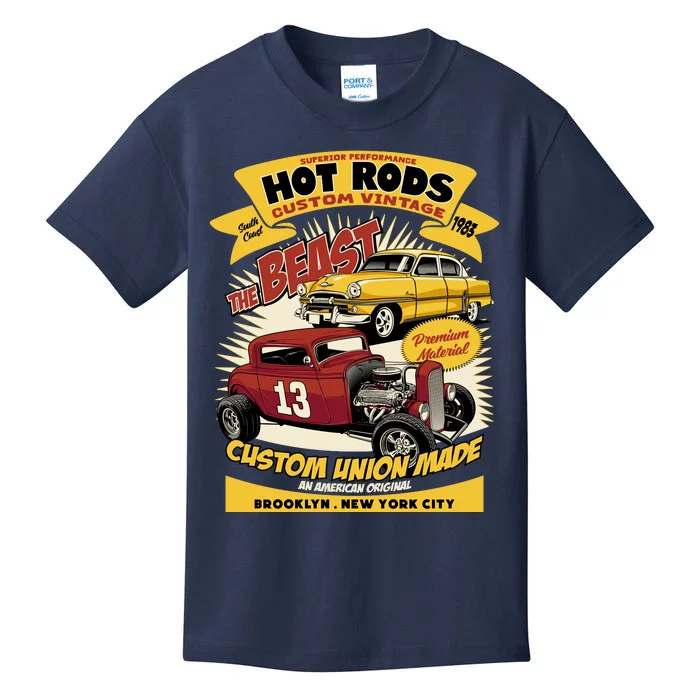 Hotrod Custom Vintage Kids T-Shirt