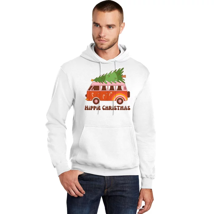 Hippie Christmas Van Holiday Hoodie