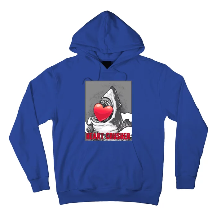 Heart Crusher Valentine's Day Shark Lover Cute Gift Hoodie