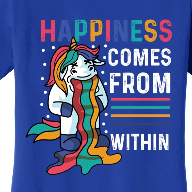 Happiness Comes Within Gay And Homosexual Santa Claus Cool Gift Women's T-Shirt