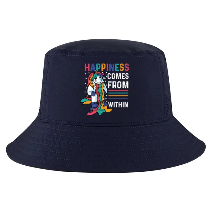 Happiness Comes Within Gay And Homosexual Santa Claus Cool Gift Cool Comfort Performance Bucket Hat