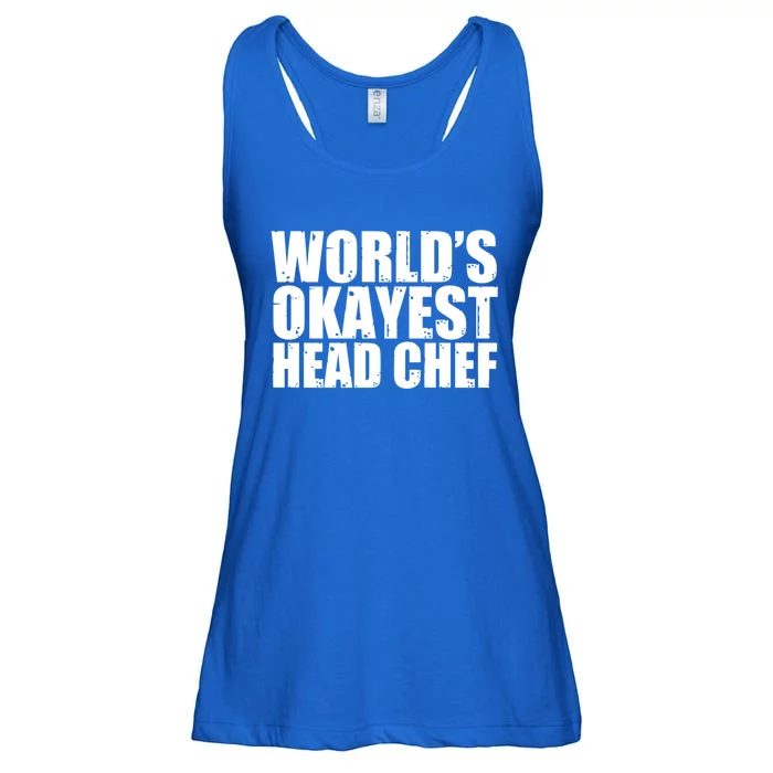 Head Chef: Worlds Okayest Funny Great Gift Ladies Essential Flowy Tank