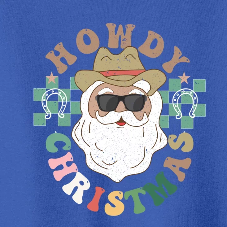 Howdy Christmas Western Santa Cute Gift Toddler T-Shirt