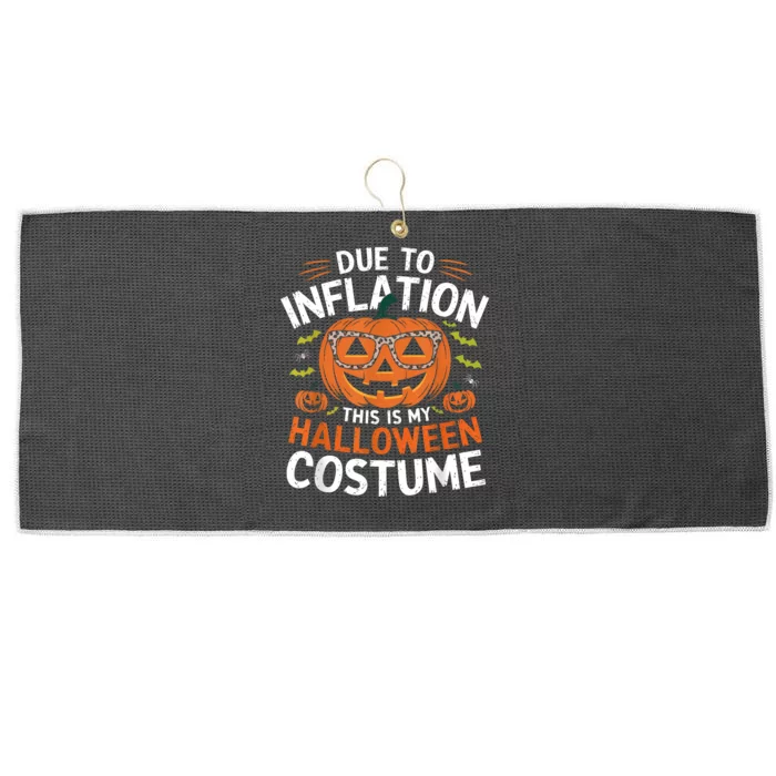 Halloween Costumes Woman 2024 Funny Due To Inflation Large Microfiber Waffle Golf Towel