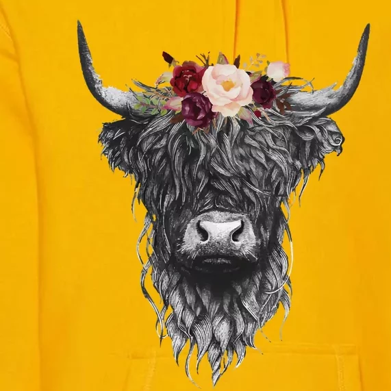 Highland Cow Western Country Premium Hoodie