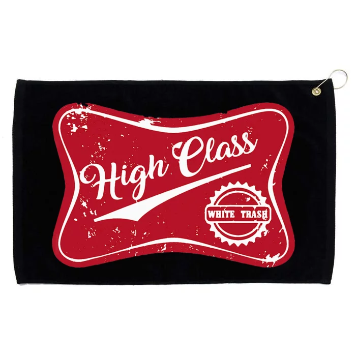 High Class White Trash Vintage Country Grommeted Golf Towel