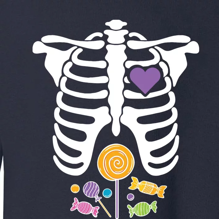 Halloween Candy Xray Skeleton Costume For Kids Boy Toddler Sweatshirt