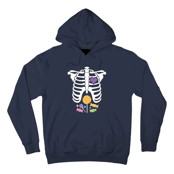 Halloween Candy Xray Skeleton Costume For Kids Boy Tall Hoodie