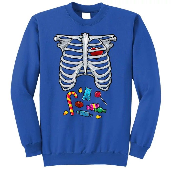 Halloween Costume XRay Skeleton Rib Heart Candy Sweatshirt