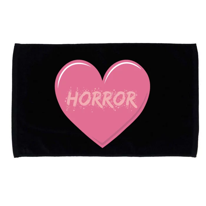 Horror Creepy Yami Kawaii Pastel Grunge Valentines Heart Microfiber Hand Towel