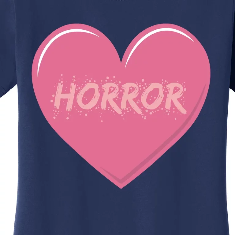 Horror Creepy Yami Kawaii Pastel Grunge Valentines Heart Women's T-Shirt