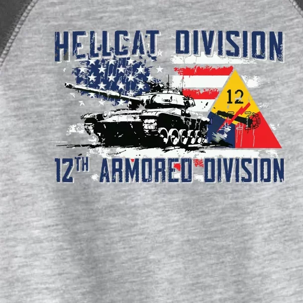 Hellcat Division 12th Armored Division Toddler Fine Jersey T-Shirt