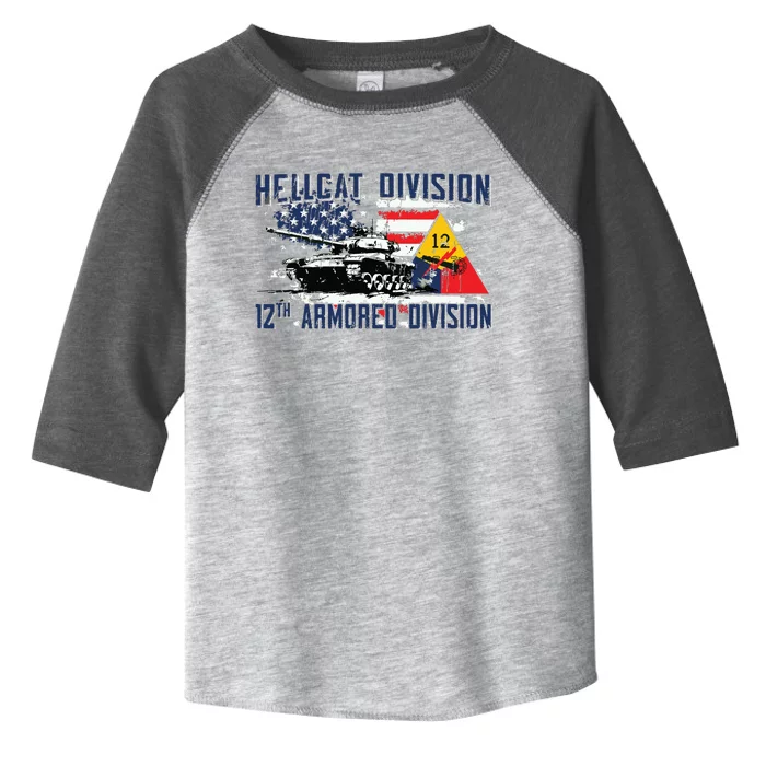 Hellcat Division 12th Armored Division Toddler Fine Jersey T-Shirt