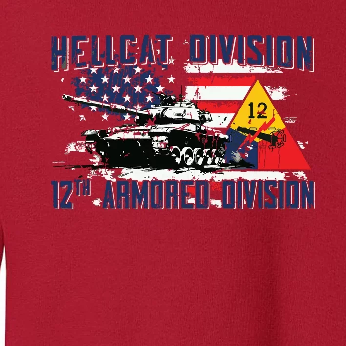 Hellcat Division 12th Armored Division Toddler Sweatshirt