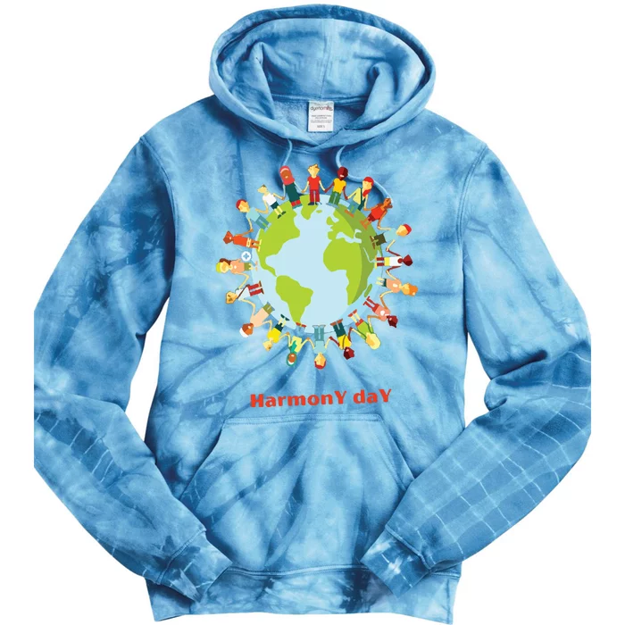 Harmony Day 21st Of March Tie Dye Hoodie