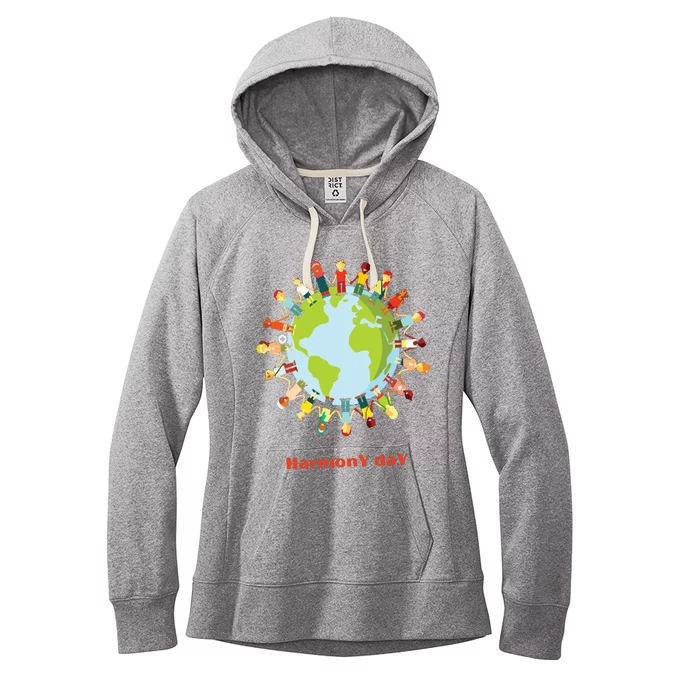 Harmony Day 21st Of March Women's Fleece Hoodie