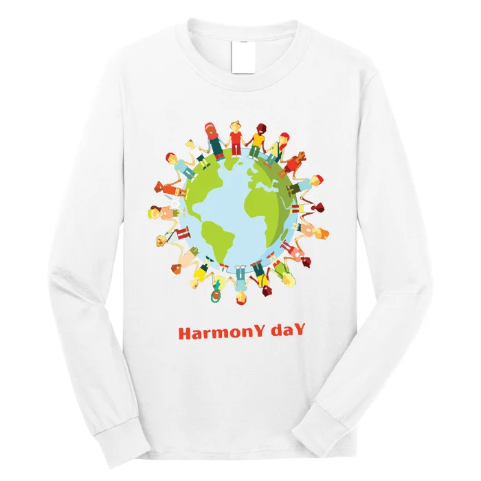 Harmony Day 21st Of March Long Sleeve Shirt