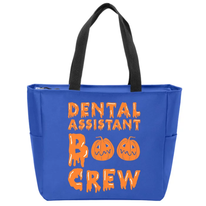 Halloween Dental Assistant Boo Crew Gift Zip Tote Bag