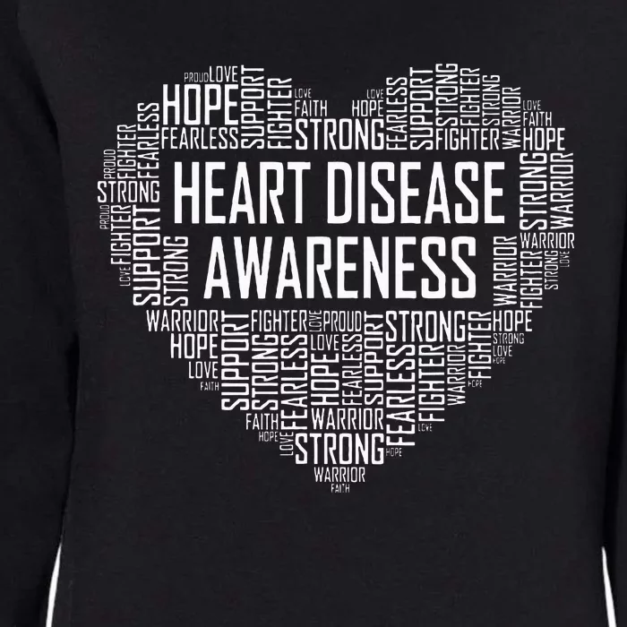 Heart Disease Awareness Heart Gift February Wear Red Womens California Wash Sweatshirt