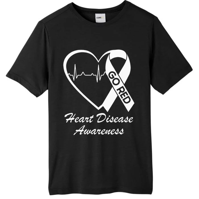 Heart Disease Awareness We Wear Red In February Go Red Heart ChromaSoft Performance T-Shirt