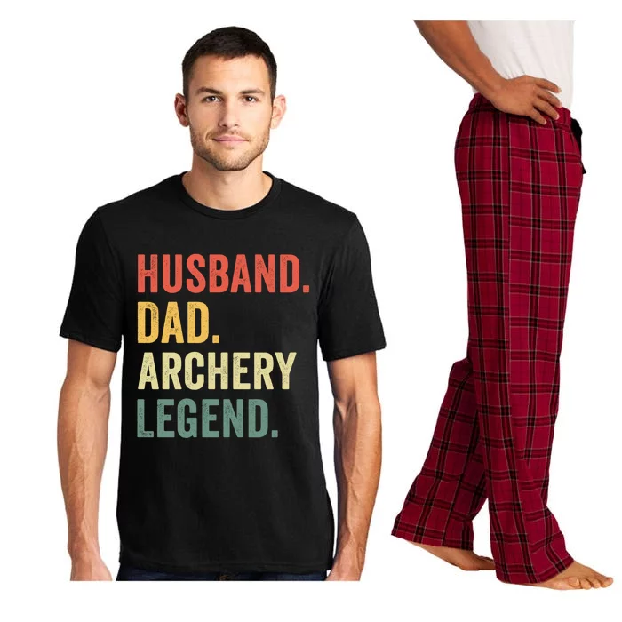 Husband Dad Archery Legend Rcher Bow Hunter Fathers Day Gift Pajama Set