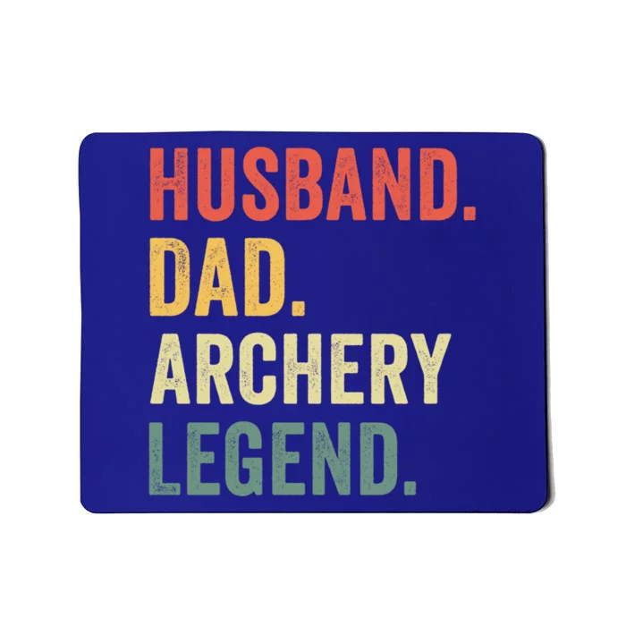 Husband Dad Archery Legend Rcher Bow Hunter Fathers Day Gift Mousepad