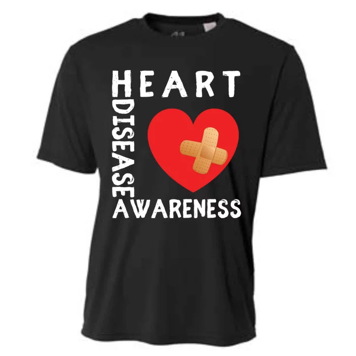 Heart Disease Awareness Month Chd Wear Red Day Gift Cooling Performance Crew T-Shirt