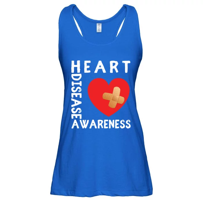 Heart Disease Awareness Month Chd Wear Red Day Gift Ladies Essential Flowy Tank