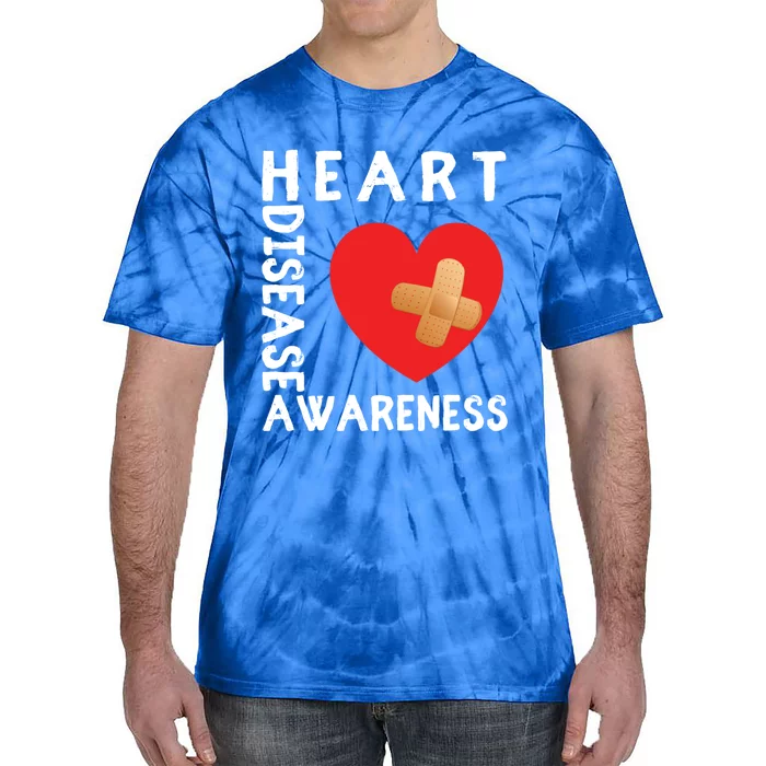 Heart Disease Awareness Month Chd Wear Red Day Gift Tie-Dye T-Shirt