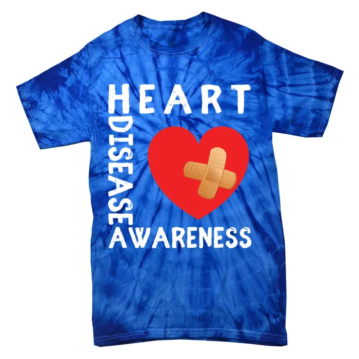 Heart Disease Awareness Month Chd Wear Red Day Gift Tie-Dye T-Shirt