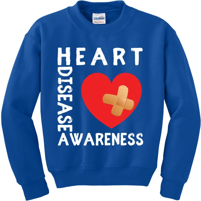 Heart Disease Awareness Month Chd Wear Red Day Gift Kids Sweatshirt