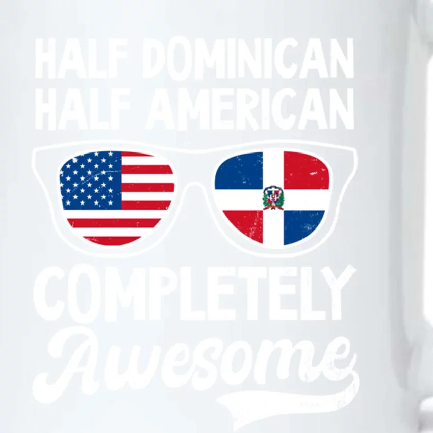 Half Dominican American Awesome Design Dominican Republic Gift Black Color Changing Mug